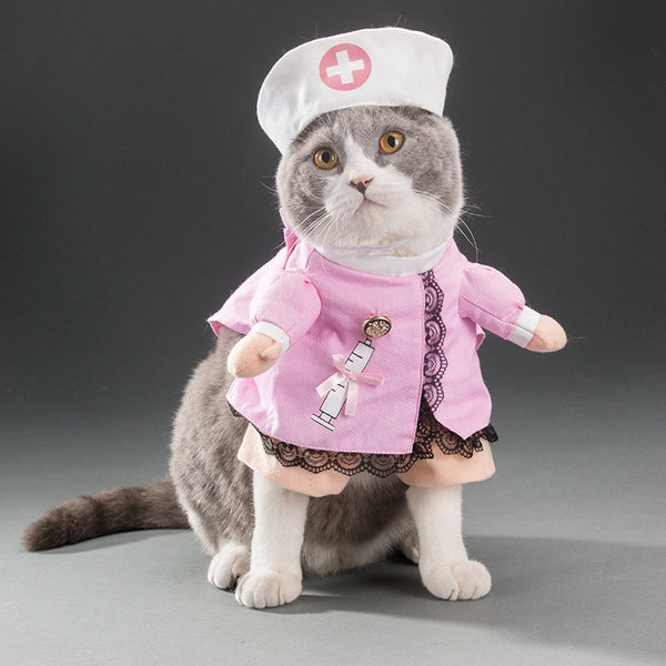 Fantasia Pet para cães e gatos de Enfermeira