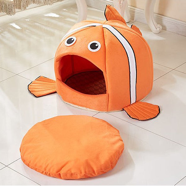 Cama para Gatos em Formato de Peixe Nemo - Abelhinhas Pets