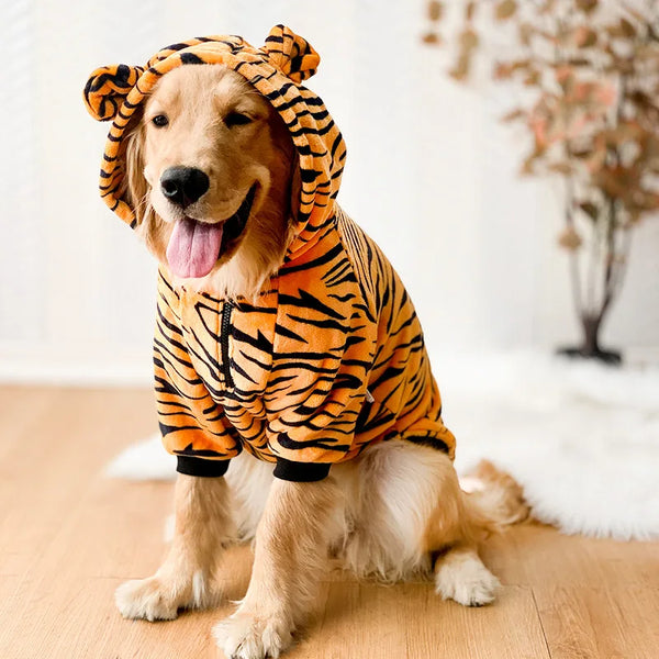 Roupa para Cachorro de Tigre - Roupinha Pet de Inverno