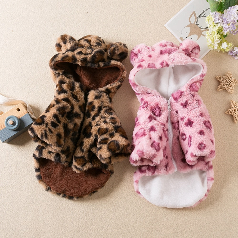 Casaco Moletom de Oncinha para Cães e Gatos - Roupa Pet