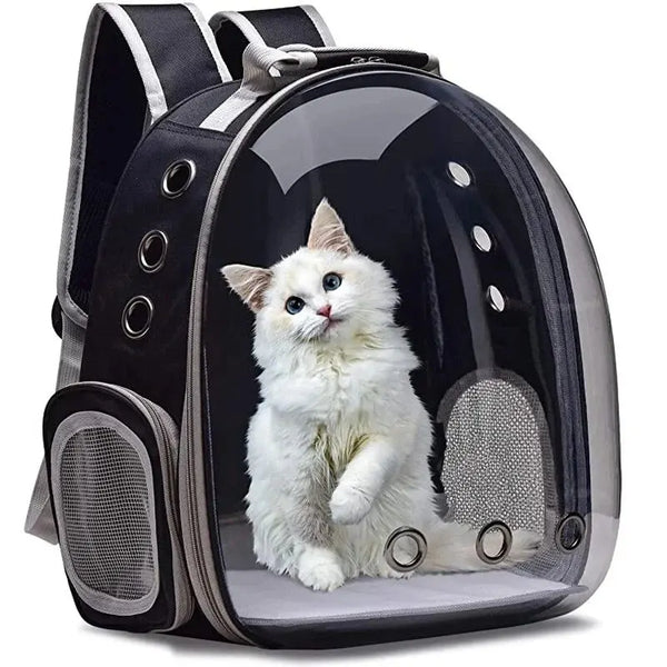 Mochila de Transporte para Gatos Transparente