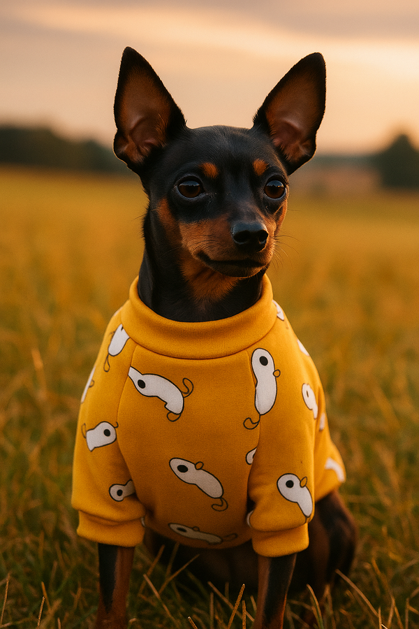 Roupa para cachorro Estampa de Pato - Roupinhas Pet de Inverno