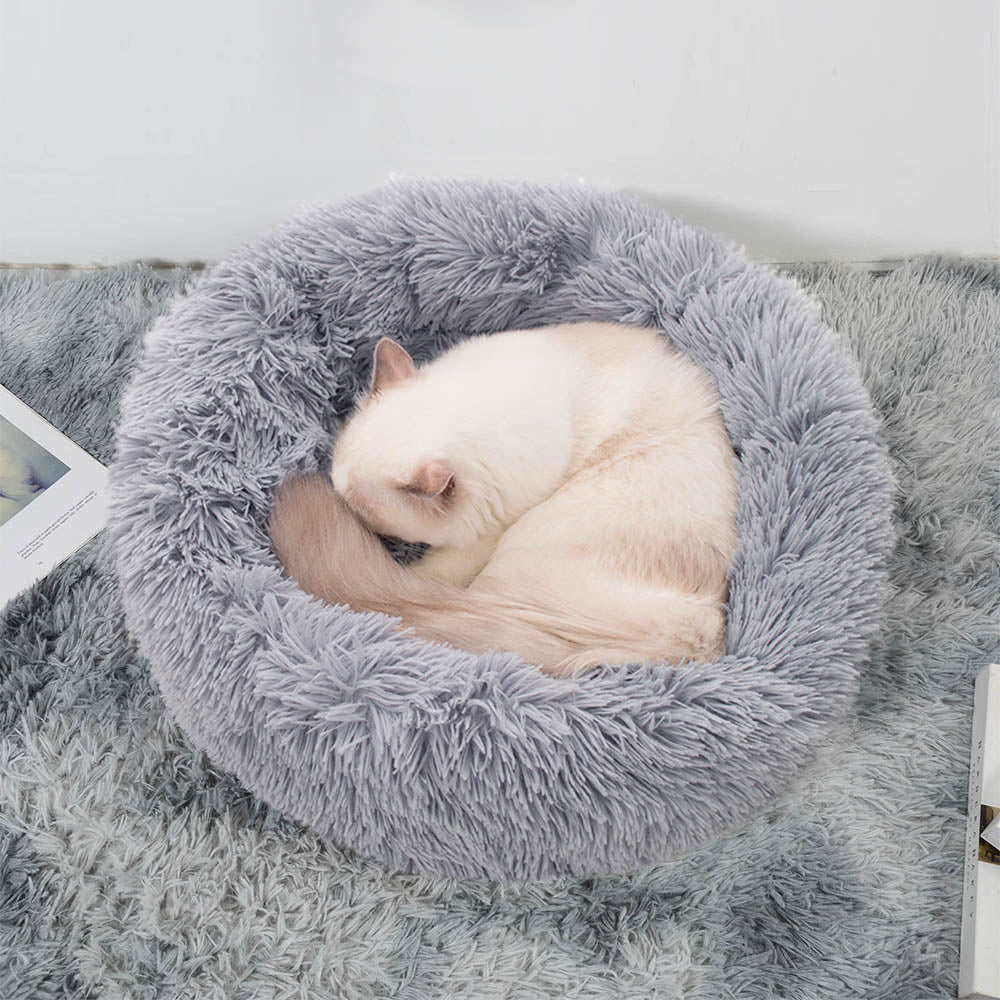 Cama Nuvem Puff Redonda para Gatos